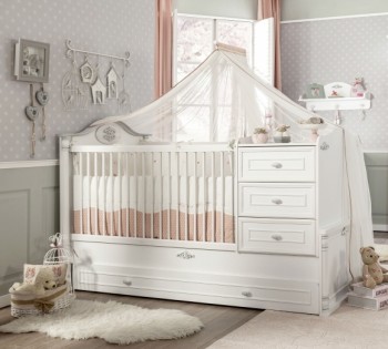 ROMANTIC BABY Детская кровать-трансформер 20.21.1015.00 в Искитиме - iskitim.mebel54.com | фото