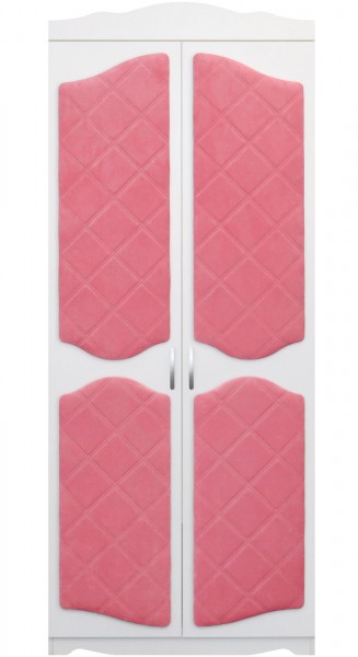 Шкаф 2-х створчатый серии Иллюзия 89 Розовый в Искитиме - iskitim.mebel54.com | фото