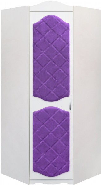 Шкаф угловой Иллюзия 32 Фиолетовый в Искитиме - iskitim.mebel54.com | фото