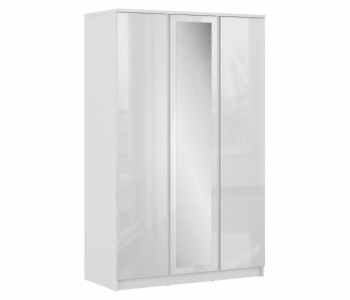 Шкаф 3-х дверный СБ-2493 Медея (Белый/Белый глянец) в Искитиме - iskitim.mebel54.com | фото