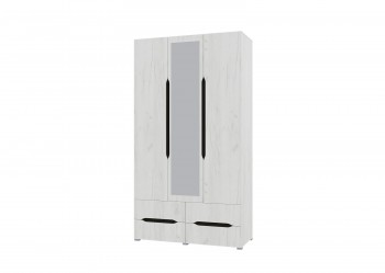 Шкаф 3-х створчатый с ящиками и зеркалом Вега (Прованс) в Искитиме - iskitim.mebel54.com | фото