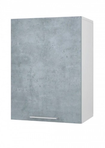Шкаф 45 с фасадом Лофт (Камень Оленна/Белый) в Искитиме - iskitim.mebel54.com | фото