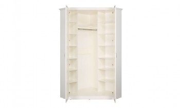 Шкаф для одежды 13.124 Ливерпуль (Белый, ясень ваниль НМ-1012-100 ПВХ) в Искитиме - iskitim.mebel54.com | фото