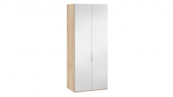 Шкаф для одежды с 2 зеркальными дверями «Эмбер» Яблоня Беллуно в Искитиме - iskitim.mebel54.com | фото