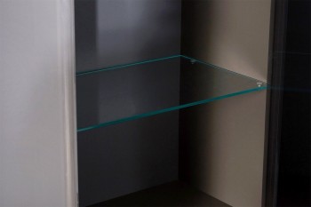 Шкаф комбинированный с 1-ой дверью «Наоми» (Джут, Фон серый) в Искитиме - iskitim.mebel54.com | фото