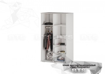 Шкаф многофункциональный ШК-10 Трио (белый/белый,фотопечать Рапунцель) в Искитиме - iskitim.mebel54.com | фото