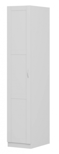 Шкаф однодверный Пегас сборный белый в Искитиме - iskitim.mebel54.com | фото