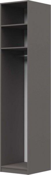 Шкаф ШР-1 зеркало, левый, Вива (Латте/Мокко Глянец/Тестиль) в Искитиме - iskitim.mebel54.com | фото