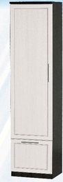 Шкаф средний с ящиком ДЛЯ ГОСТИНОЙ ШСЯ-450 Венге/Дуб выбеленный в Искитиме - iskitim.mebel54.com | фото