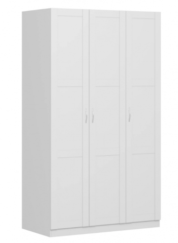 Шкаф трехдверный Пегас сборный белый в Искитиме - iskitim.mebel54.com | фото