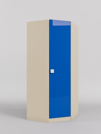 Шкаф угловой (угловая секция) Скай люкс (Синий/корпус Клен) в Искитиме - iskitim.mebel54.com | фото