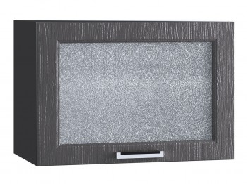 Шкаф верхний горизонтальный со стеклом 609, ШВГС 609 (Клен серый/корпус венге) в Искитиме - iskitim.mebel54.com | фото