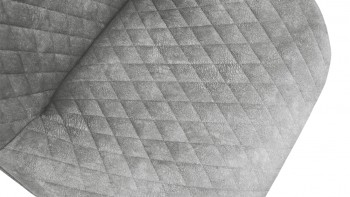 Стул «Оливер» К1С Черный муар/Микровелюр Wellmart Silver в Искитиме - iskitim.mebel54.com | фото