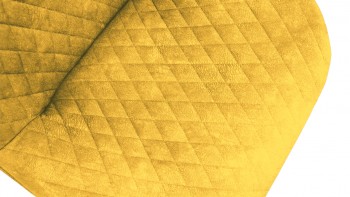 Стул «Оливер» К1С Черный муар/Микровелюр Wellmart Yellow в Искитиме - iskitim.mebel54.com | фото