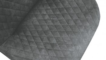 Стул «Оливер» К3 Черный/Микровелюр Wellmart Graphite в Искитиме - iskitim.mebel54.com | фото