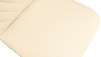 Стул «Шерри» К1С Черный муар/Кож зам Polo Cream в Искитиме - iskitim.mebel54.com | фото